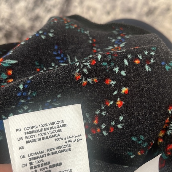 Sandro Paris Wrap Floral Print Asymmetrical Skirt - Picture 7 of 7